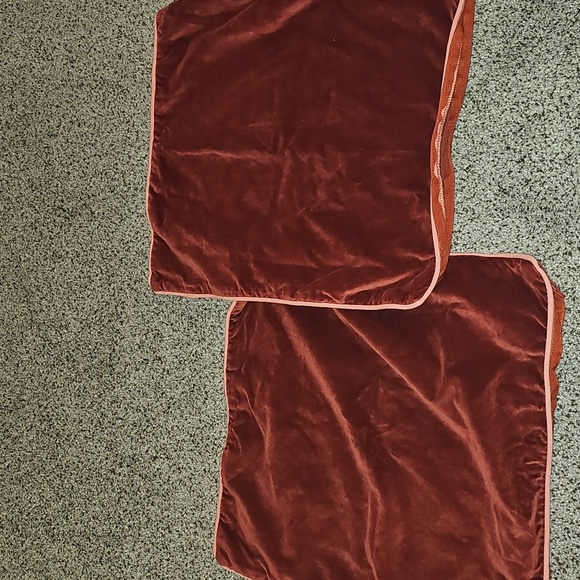 Ikea AROMATISK Pillow Cushion Cover Red Pink,Cotton/velvet 20x20" (SET OF 2) - Picture 8 of 9